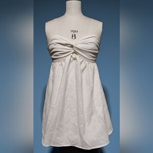 SHEIN White Strapless Dress